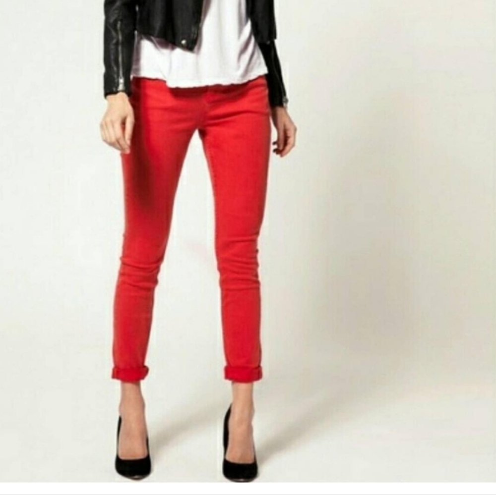 JCrew Stretch Minnie Style (Size 4)